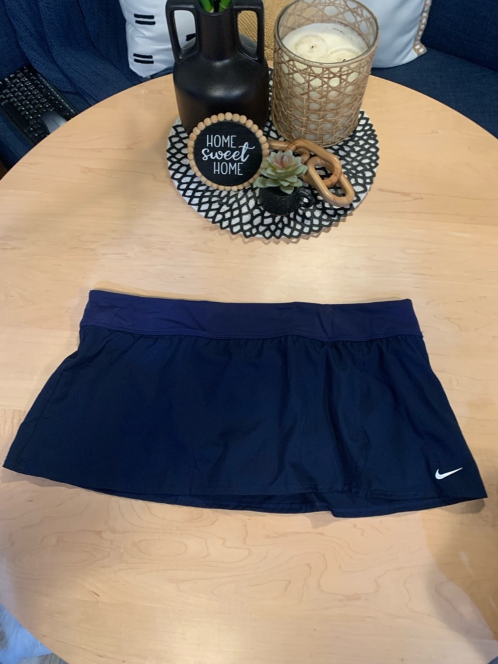 Nike navy swim skort size XXL NWOT